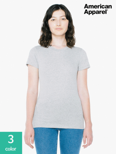 [아메리칸 어패럴] 2102W 여성용 30수 티셔츠 반팔 (USA FIT)